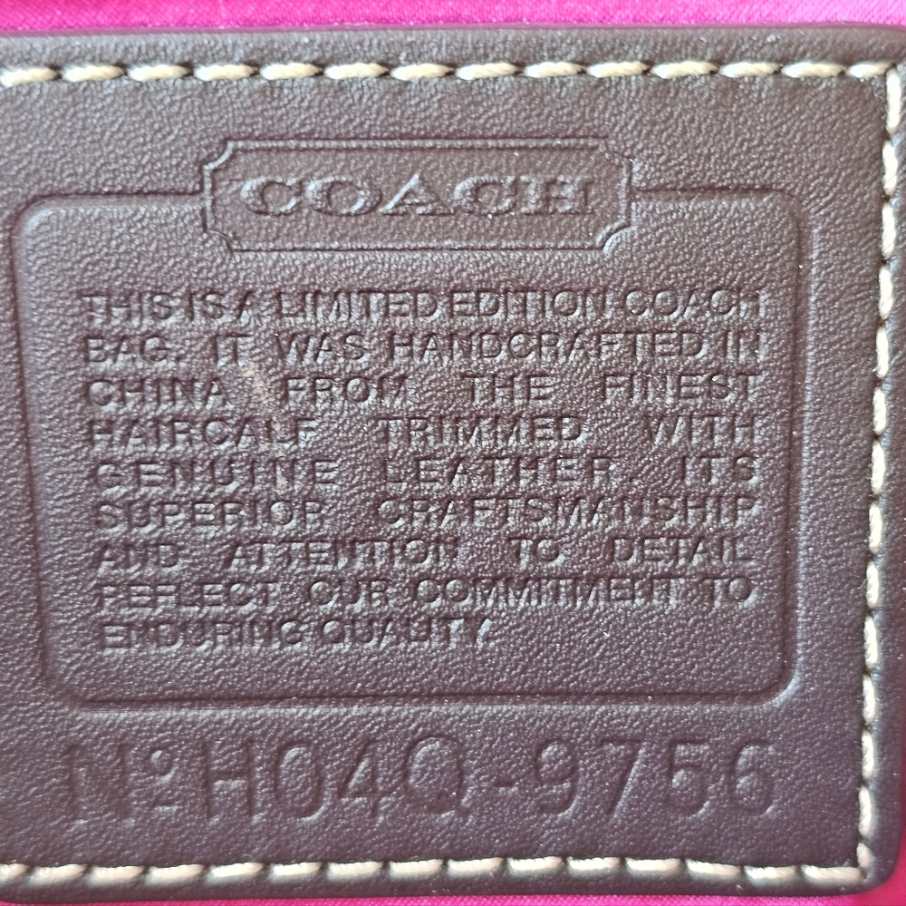 Vintage Coach Madison Ocelot Leopard Print Kisslock Shoulder Bag Purse # 9756 - Picture 14 of 14